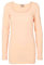 VERO MODA Damen Langarmshirt figurbetont, Longsleeve mit tiefem U-Neck Rundhalsausschnitt (Misty Rose (Rosa), XS)