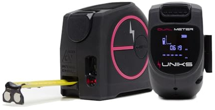 uniks DUALMETER metro laser flessometro con infrarosso 40 M+nastro 5MT