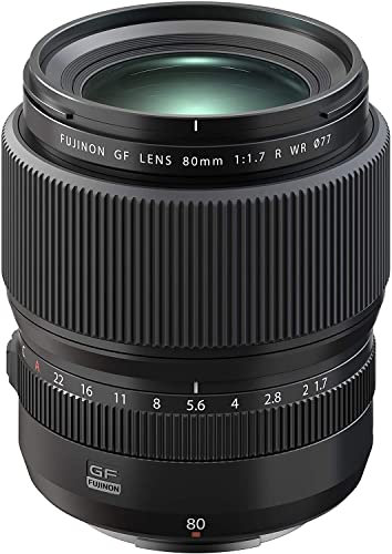 Fujifilm Fujinon GF80mmF1.7 R WR Black