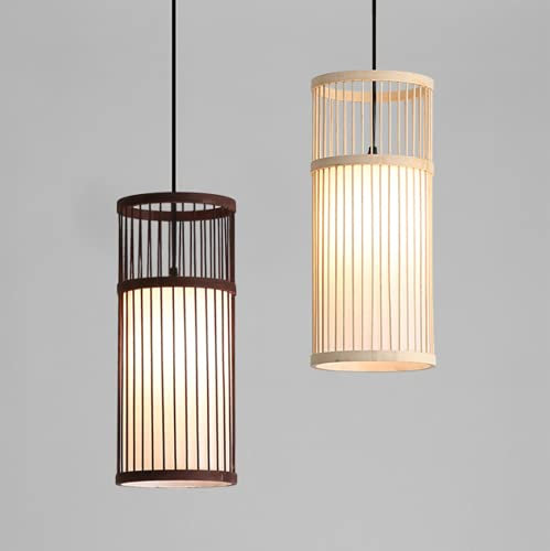Kreative Bambusweberei Pendelleuchte Zen Bambus Lampenschirm Deckenleuchte Kronleuchter Deckenlampe Nachtdekoration Lampe Für Restaurant, B & B, Teestube, Tatami, etc.