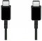 USB C to USB C Fast Charging Cable 1M 100W PD Type C Power Data Lead Compatible w/MacBook Pro & iPad Pro 2020,Samsung S20, S21 Ultra, Switch, XPS 13 Pixel 4a Redmi Note 9 & Other USB C Charge, Black