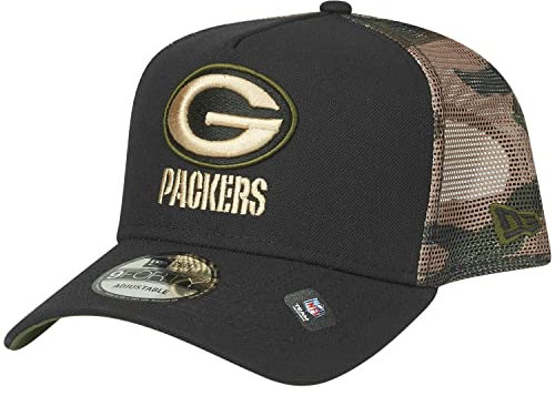 New Era Snapback Trucker Cap - Green Bay Packers Wood camo