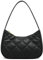 CYHTWSDJ Damen Shoulder Bags for Women, Cute Handbag Mini Clutch Purse with Zipper Closure Hobo Tote Handtasche, Schwarz Lg