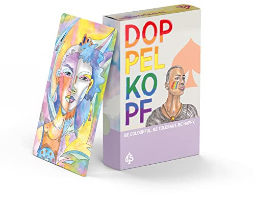TS Spielkarten | Doppelkopf Original Leinen Kartenspiel - Gendergerechtes Bild - Doppelkopfkarten (Gendergerechte Edition) nachhaltige weltoffene Doppelkopfkarten