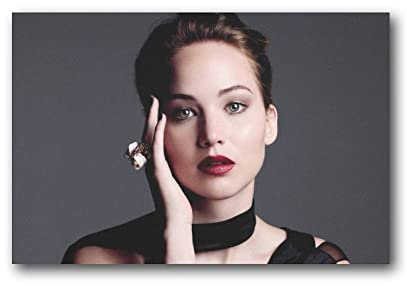 Jennifer Shrader Lawrence ist eine der sexy Frauen der Welt (1) Malerei auf Leinwand, Wandkunst, Poster, Scrollbild, Wände, Dekoration, Heimposter 30 x 45 cm
