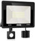 JESLED Foco LED Exterior 50W 4500LM Con Sensor De Movimiento, Detector 6000K Blanco Frío, Impermeable IP66 Para Casa, Garaje, Patio, Terraza, Campo