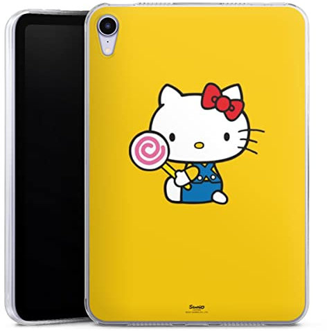 DeinDesign Silikon Hülle kompatibel mit Apple iPad Mini (2021) Case Tablet Hülle Hello Kitty Cartoon Fanartikel