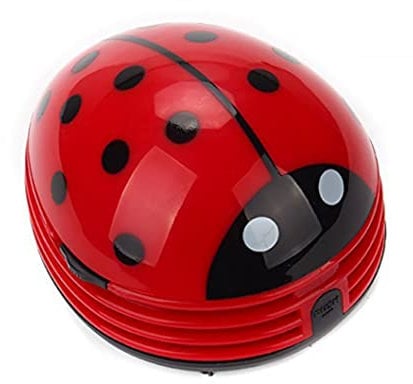 Liummrcy Cute Mini Desk Cleaner, Portable Vacuum Cleaner Crumb Sweeper Desk Hoover Mini Hoover