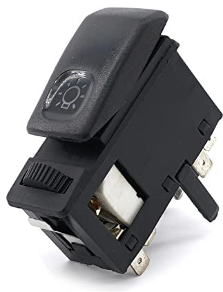 NIKLE Interruptor De Faros De AutomóVil para VW Golf Mk2 1985-1992, 191941531K Botón de Interruptor de Faro