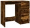 vidaXL Schreibtisch Computertisch Arbeitstisch Bürotisch PC Tisch Büro Laptoptisch Büromöbel Arbeitszimmer Räuchereiche 90x45x76cm Holzwerkstoff