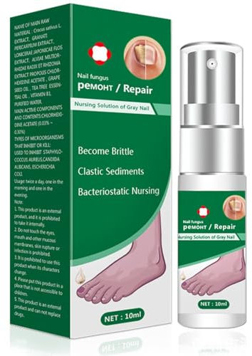 Advanced Fix Renew Nail Treatment Spray - Toenail Repair, Strengthener and Renew Damaged Nails, 10ml