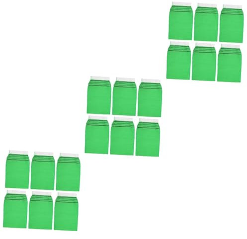 DOITOOL Lot De 3 Serviettes De Bain De Toilette En Soie Douce Exfoliants Verts Pour Voyage Pour Usage Domestique 10 Pièces X 3