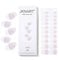 French Gel Nail Stickers - 20pc Transparent Wraps - Semi Cured Strips - Glossy Semi Cured Nails - Manicure Requires UV/LED Lamp