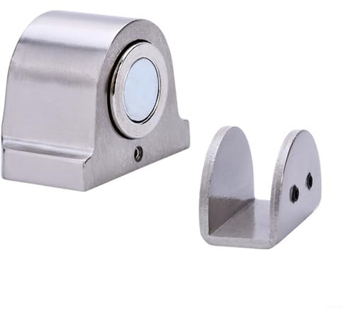 CNANRNANC Magnet Türstopper Glastürhalter WC Möbel Hardware Türstopper 10-12mm Türstopper Magnetisch für Glastüren Balkontüren(1pc)