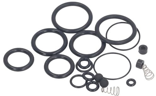 Luftkompressor-Reparaturteile-Dichtungs-O-Ring-Kit, Austausch von Luftpumpen-Dichtungsteilen, Hochdruck-Druckringe für PCP-Kompressor mit Komplettem Zubehör, Geeignet für