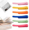 Kabwea 6 Pcs Automatische Lesezeichen, Lesezeichen Kinder, Lesezeichen, Bookmark, Lesezeichen Papier, Lesezubehör, Silikon Lesezeichen für Bücher