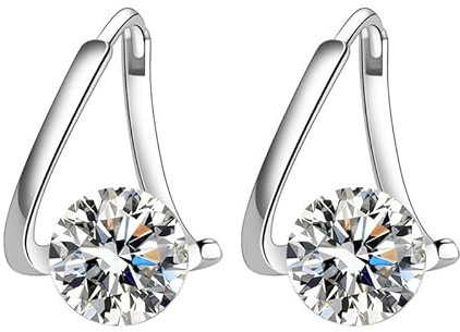 Ohrringe Perlen Silber 925 2024 Neueste Ohrringe Lymphvity Magnettherapie-Ohrringe Lymphvity Magnettherapie-Ohrringe Ohrringe Mädchen Katze (B, One Size)