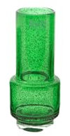 DutZ VASE RONA, Green Bubbles (H18 D8cm)