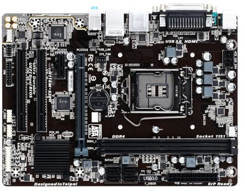 Cartes mères d'ordinateur Fit for GIGABYTE GA-H110M-S2PH DDR4 H110 LGA 1151 I3 I5 I7 DDR4 32G