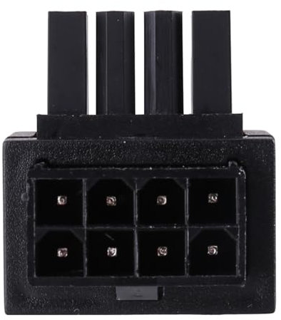 Qsvbeeqj 8Pin Graphics Grafikkartenanschluss Mainboard CPU 8Pin Servolenkinder 90 Grad Adapter
