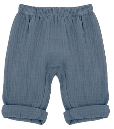 maximo GOTS Baby-Krempelhose Musselinstoff Musselin