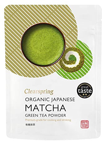 Clearspring Organic Japanese Matcha Green Tea Powder Premium Grade, 40g