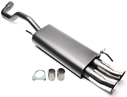 TA Technix Sportendschalldämpfer 2x76mm DTM VW Polo 6N/6N2