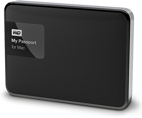 Western Digital My Passport Mac 1TB disco rigido esterno 1000 GB Nero