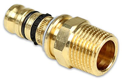 GEBERIT Mepla Press Rotguss Übergang mit AG [26x3mm -1], Kontur G