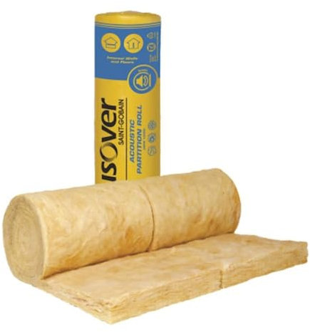 Isover Acoustic Partition Insulation Roll | 100mm (11m2 per Pack)