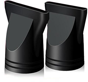 2PCS Professionale Salone Parrucchiere Strumento Asciugacapelli Ugello Ampio Design Plastica Asciugacapelli Ugello Ricambio