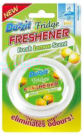 Duzzit 4 x Fridge Freshener Fresh Lemon Scented Fridge Deodoriser removed odours balls