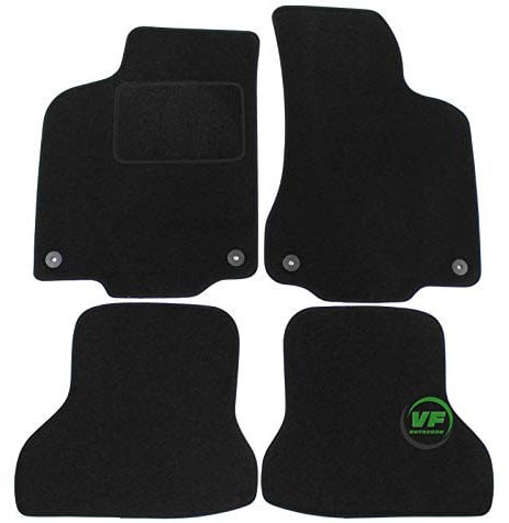 J&J AUTOMOTIVE | J&J AUTOMOTIVE Velours Fußmatten Automatten Autoteppiche für Polo 6N / 6N2 1994-01 BEF.rund