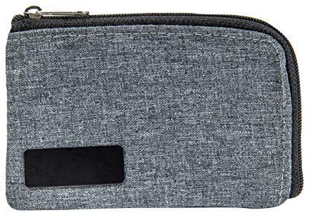 Schlüsseletui Geldbörse RFID – Schlüsseltasche Geldfach Schlüsselmäppchen Schlüsselring Autoschlüssel Leder Damen Herren Braun Schwarz Reißverschluss (Variante 4)