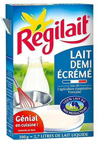 REGILAIT - Lait En Poudre Demi Écrémé 300G - Lot De 4