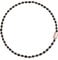 BREIL - Damenhalsband Magnetica System Collection TJ3048 - Damenschmuck - Halsband aus Edelstahl für Damen, mit Kugeln aus Poliertem Stahl (Pink IP) und Facettierten Onyxkugeln - Maximale Länge 45 cm