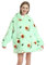 LAMOOER Hoodie Sweatshirt Decke für Frauen, Übergroße tragbare Avocado Kapuzendecke, Winterwarmer und Weicher Flanell Pyjama für Erwachsene und Kinder