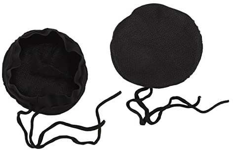 2 Staubdichte Belüftungsfilterabdeckungen aus Baumwollfiltergewebe. Elastisches Gürteldesign für Insektenschutz-Wachstumszelt-Belüftungsabdeckung (14 cm / 5,5 Zoll)