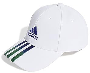 adidas Unisex Adulto 3-Stripes Fading Baseball Cap, White/Lucid Blue/Lucid Blue, M