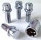 Alloy wheel Locking bolts M14 x 1.5 thread 27mm long, radius seat, 17mm Hex locks compatible for VW Volkswagen
