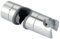 AWOCAN Adjustable Shower Head Holder for Slide Bar Slider Clamp Bathroom Replacement,Universal 18-25MM O.D. Rail Head Bracket Holder (A)