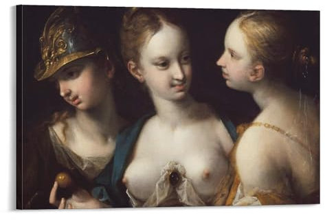 MEIYAN Bacchus Hans Von Aachen Maler-Poster, 1 Poster, Wandkunst, Gemälde, Leinwanddrucke, Dekor-Poster, Kunstwerke, 20 x 30 cm