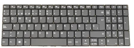 AZUBAYCOM SP - Teclado español para portátil Lenovo Ideapad 3-15ada05 3-15are05 3-15igl05 3-15iil05 3-15ijl05 3-15iml05 3-15itl05 PC5C-SPA Gris