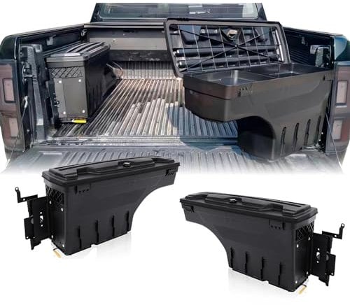 JHCHAN Werkzeugkasten Werkzeugaufbewahrung für Ford Ranger 2012–2022 T6 T7 T8 Wildtrak XL XLT Platinum Tremor Raptor (EIN Paar Swing Case)