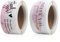 2 Rollen Dankesaufkleber, Etikettenaufkleber, Blumenaufkleber, DIY-Aufkleber, wiederverwendbare Aufkleber, Scrapbook-Aufkleber, perfekt zum Beschenken Ihres besten Freundes (Rosa)