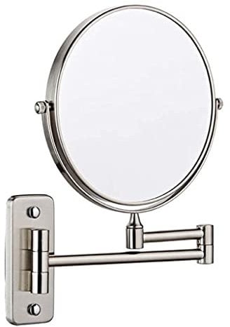 Makeup Mirror Vanity Mirror Wall Mount Makeup Mirror,Beauty Mirror Vanity Mirrors Folding Telescopic Magnification Double-Sided for Hotel Bathroom Cos