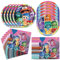 40Pack Inside Out Party Supplies include 20 plates, 20 napkins for the Inside Out Theme Birthday Party Decoration