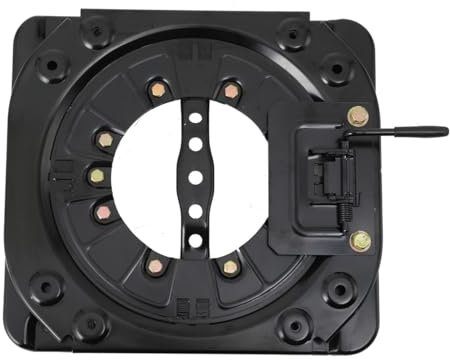 CDZHLTG Drehbare Sitzbasis, Schwerlastsitz Drehbare Basis Stahlplatte 360 Grad Drehbar 130kg Belastung Für Wohnmobil Camper Boot Bus