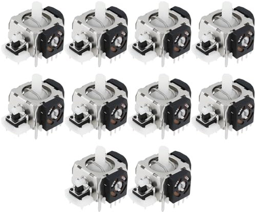 SG Store Lot de 10 modules de joystick analogiques 3D de rechange compatibles avec PS2, PS3, manette Xbox 360