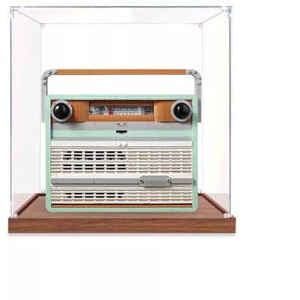 Acrylic display case is suitable for lego 10334 Retro Radio,show box used for collecting, displaying, and organizing models.3mm (A)